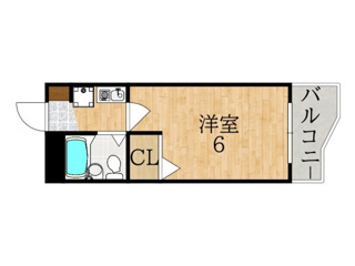 シティパレス富雄北の間取り