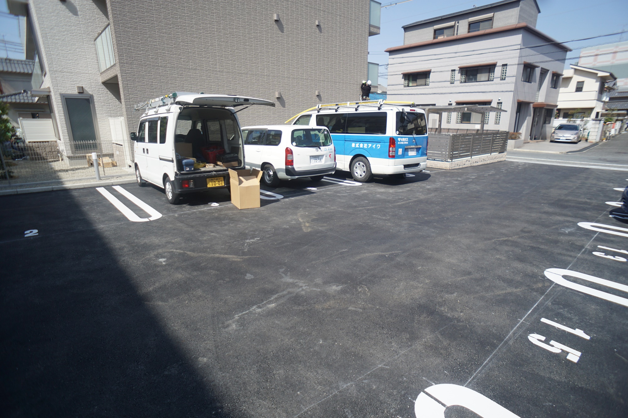 レーヴソレイユの駐車場