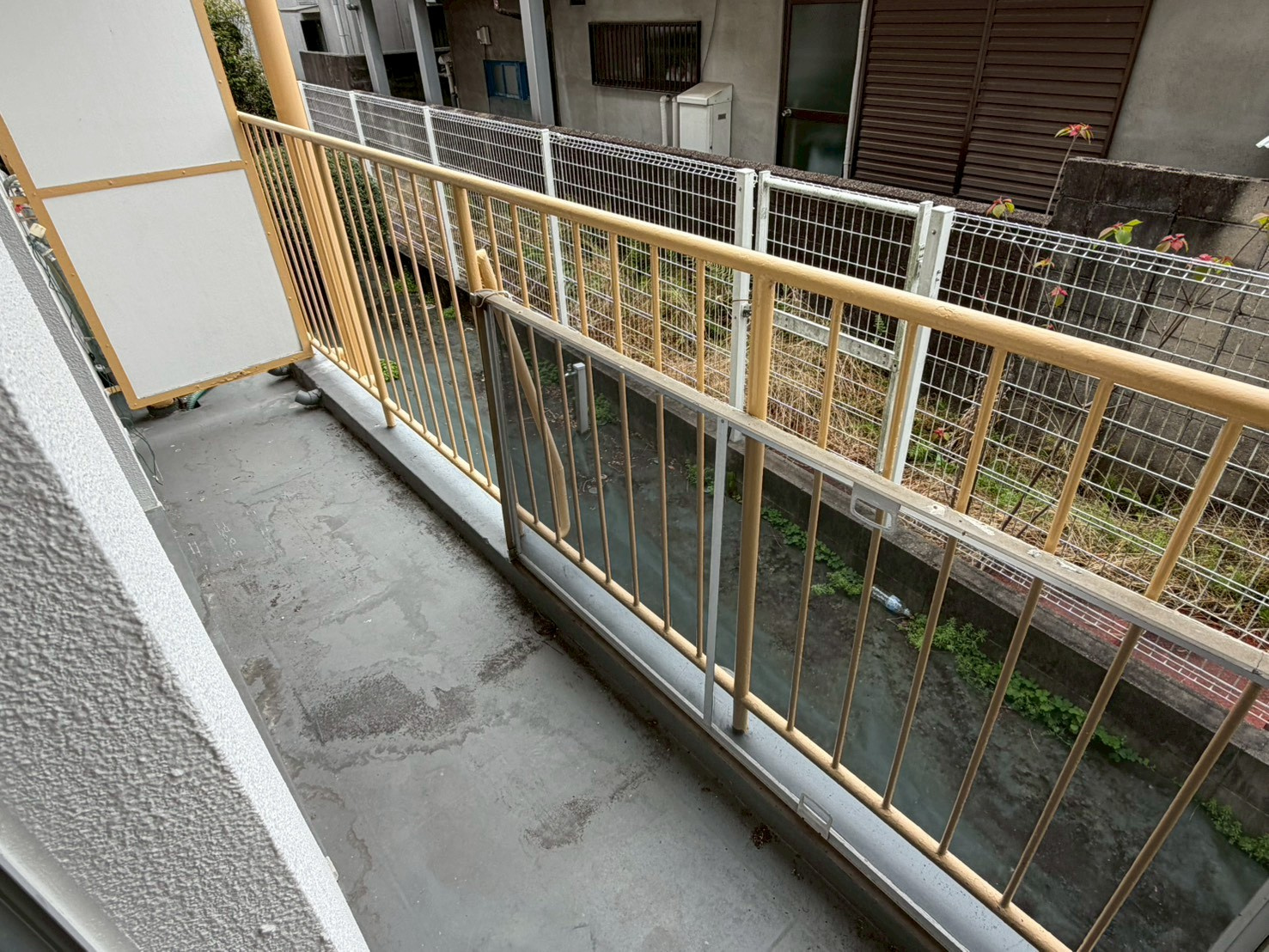 西大寺グリーンハイツのバルコニー