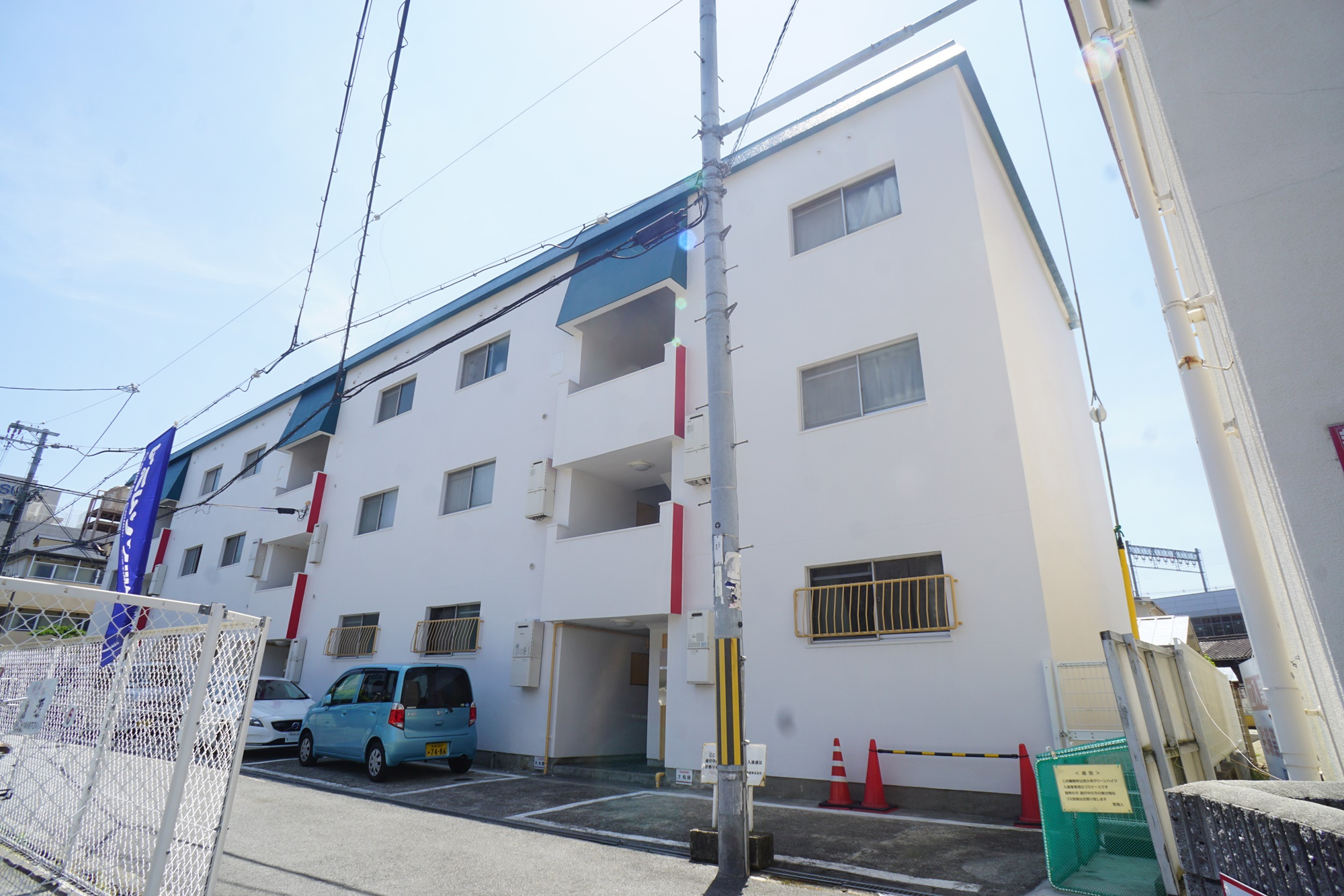 西大寺グリーンハイツの外観