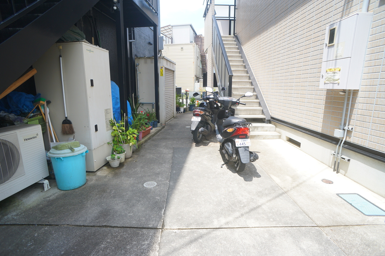 ソレジオの駐車場
