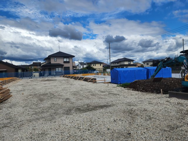 入間市狭山台 アパートＡ棟新築工事の駐車場