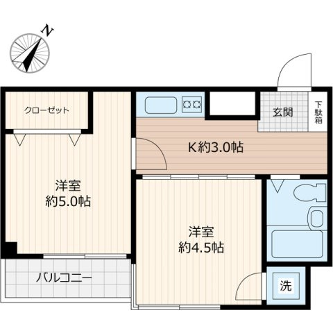 ＫＥＮＴ　ＨＯＵＳＥの間取り