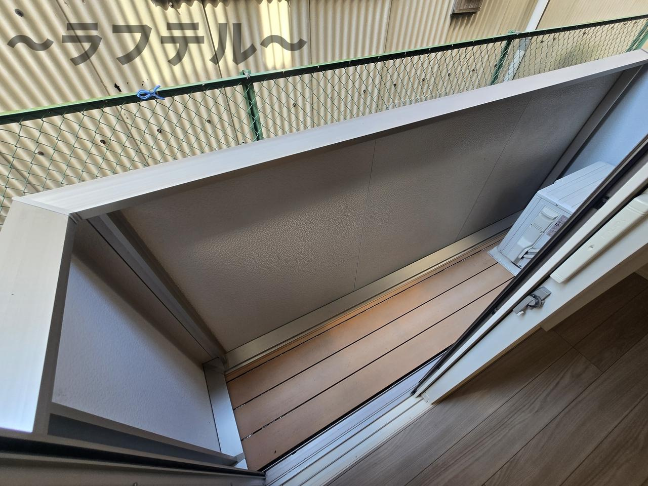 ソレイユ町屋のバルコニー
