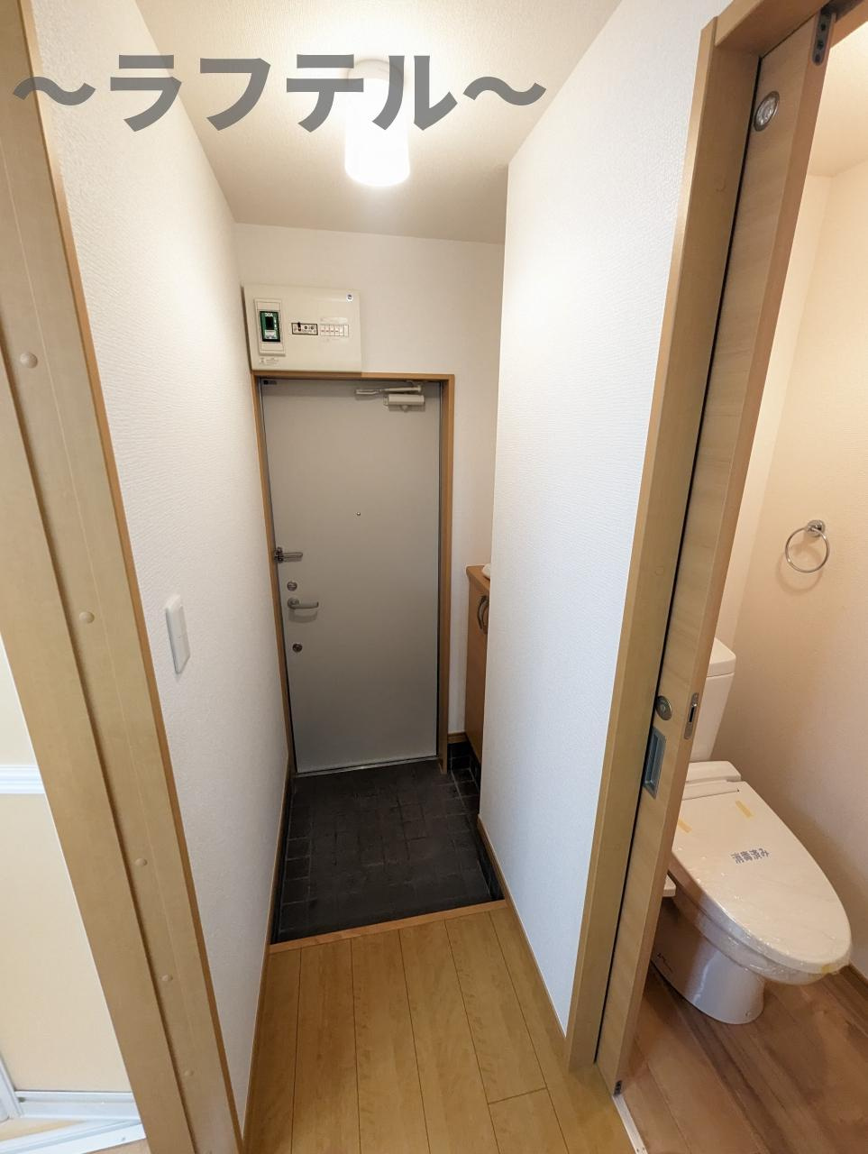 所沢市大字山口のアパートの玄関|別部屋イメージ写真
