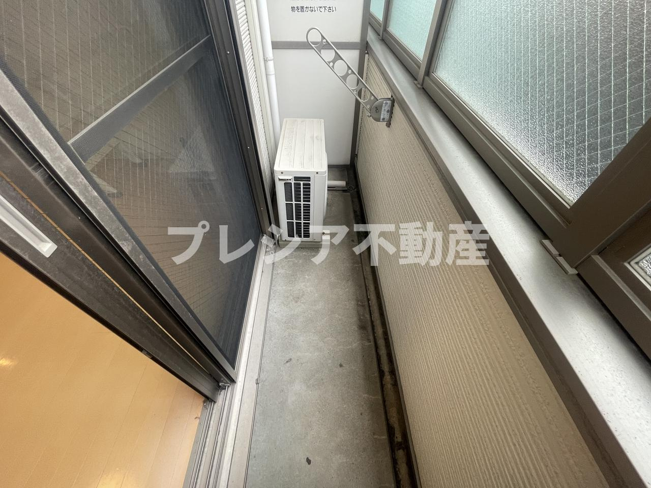 レジデンス甲子園口のバルコニー
