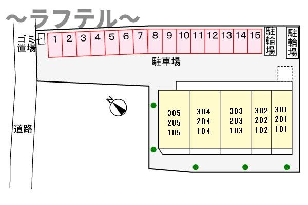 Ｆｅｌｉｃｉｔｅの区画図
