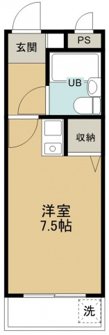 煉瓦館6の間取り