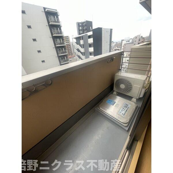 ラシーヌ天王寺のバルコニー