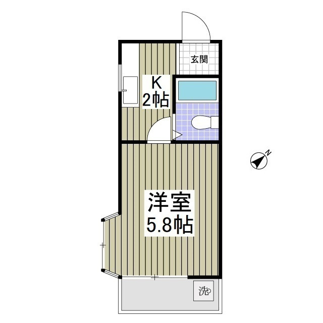 シャトル細田の間取り