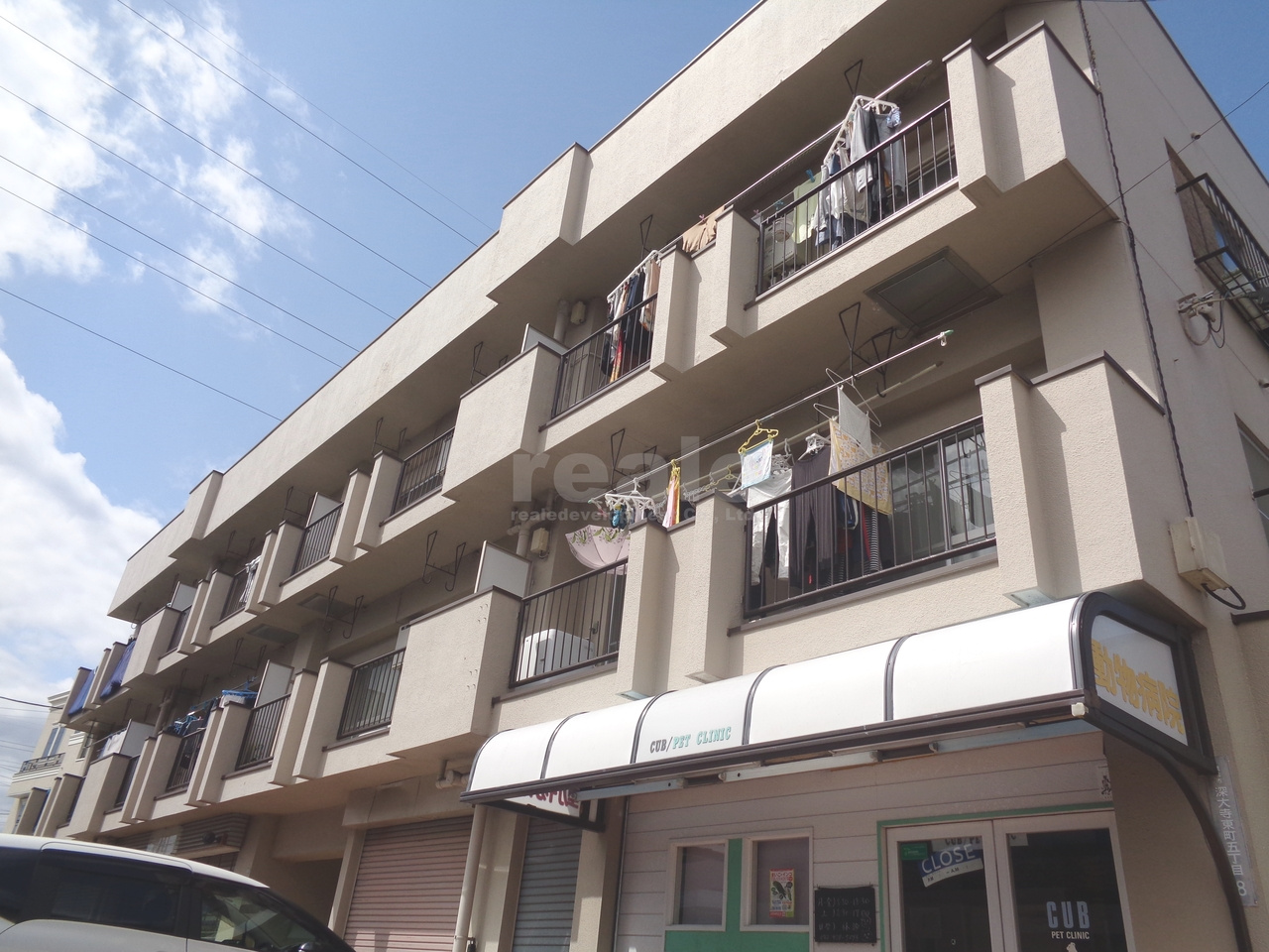 調布市深大寺東町５丁目の賃貸マンションの外観