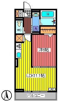 Ａｃｅ　Hｅｉｍの間取り|★反転ﾀｲﾌﾟ★