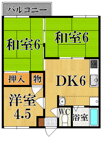 ボヌール菅原町の間取り