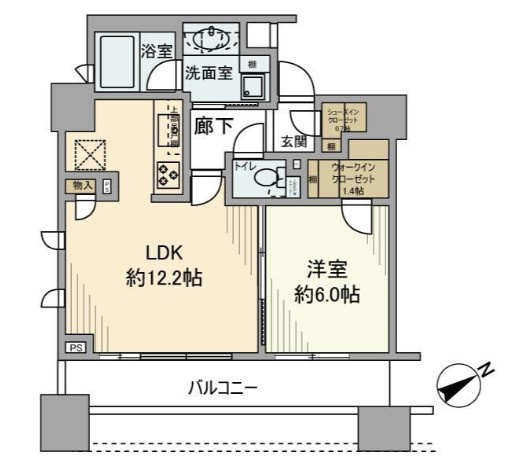 シティタワー横濱の間取り