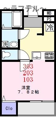 Premigence小手指の間取り