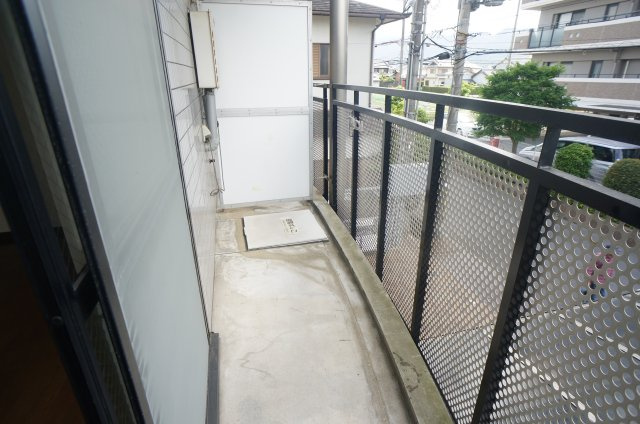 五位堂片岡マンションのバルコニー