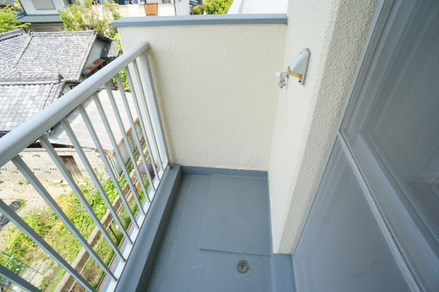 菅原三和マンションのバルコニー