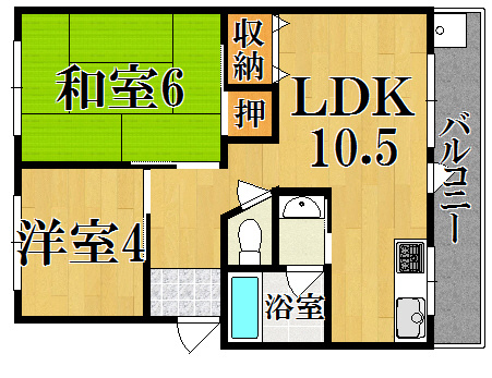 菅原三和マンションの間取り