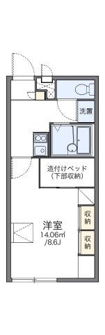 レオパレスＹＡＭＡＤＡｔｈｒｅｅの間取り|代表的な間取のため実際の間取とは異なる場合があります