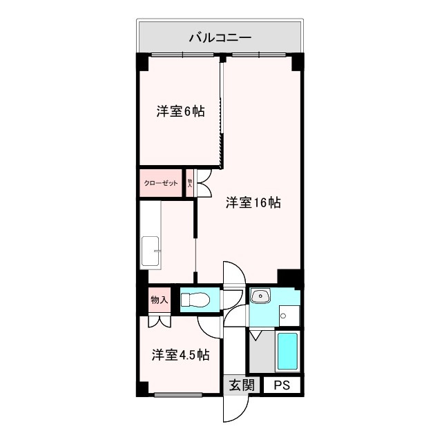ファミリーコーポ阿倍野の間取り