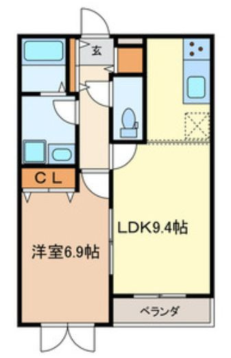 ミルクリーク川口の間取り