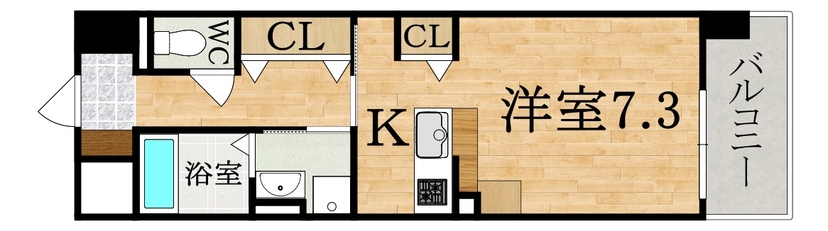 橿原市木原町の賃貸マンションの間取り
