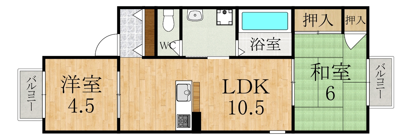 シグナスハイツの間取り