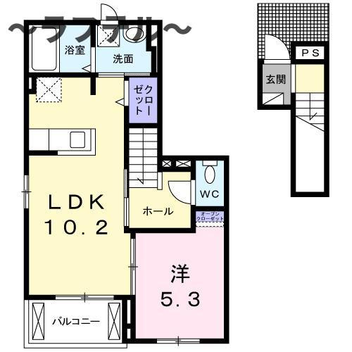 喜修Ⅳの間取り
