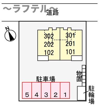 喜修Ⅳの区画図