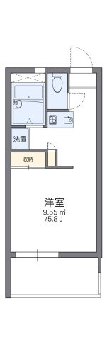 レオパレスハートピア１５の間取り|代表的な間取のため実際の間取とは異なる場合があります