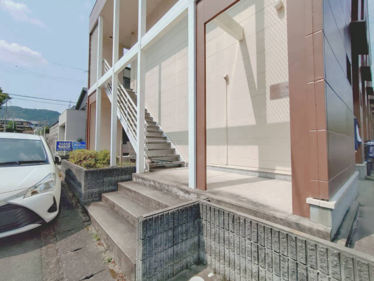 リアン三郷のエントランス