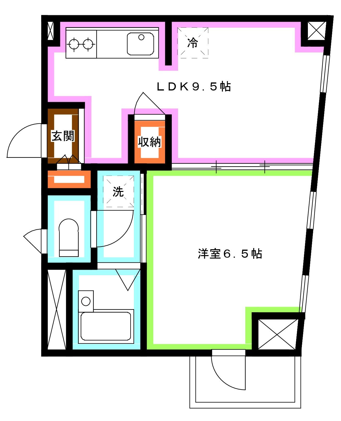 武蔵野市吉祥寺南町４丁目の賃貸マンションの間取り