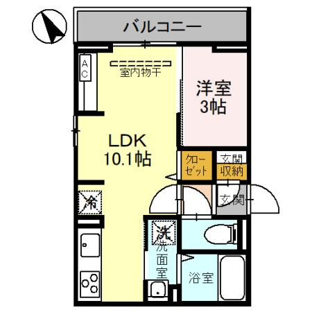 Noble Palece北浦和の間取り