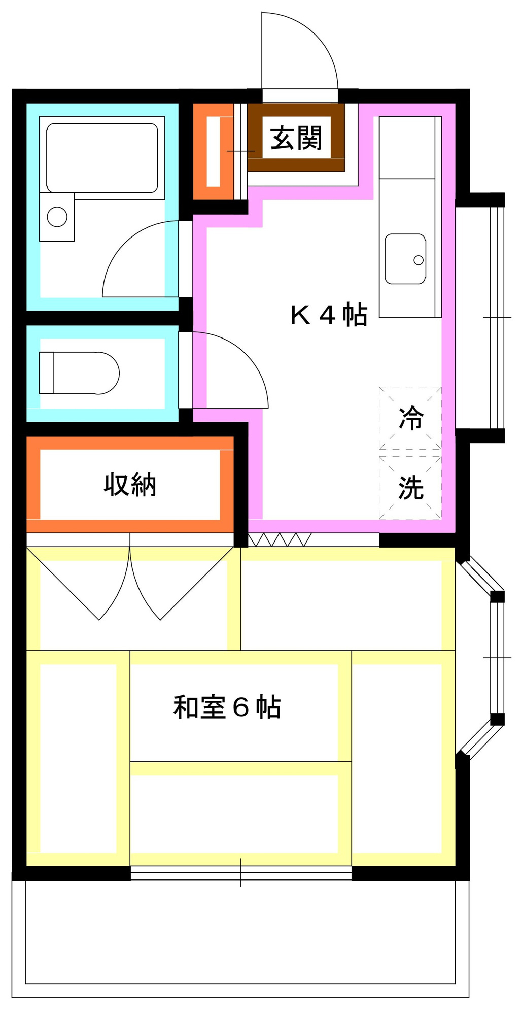 武蔵野市吉祥寺東町３丁目のアパートの間取り