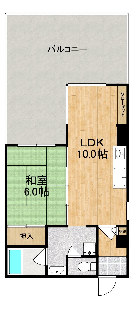 片岡山荘の間取り