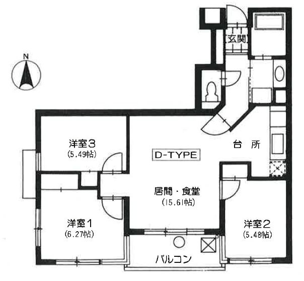 メイフェアーヒルズの間取り