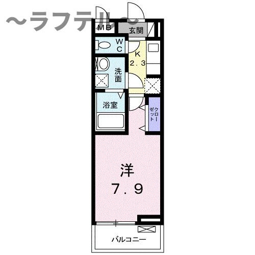 ジェルメ所沢の間取り