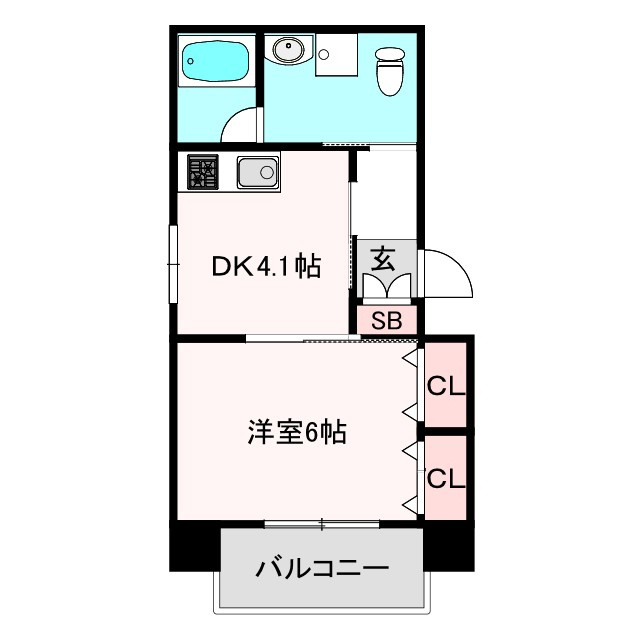 エスカーサ大阪阿倍野パークビューの間取り