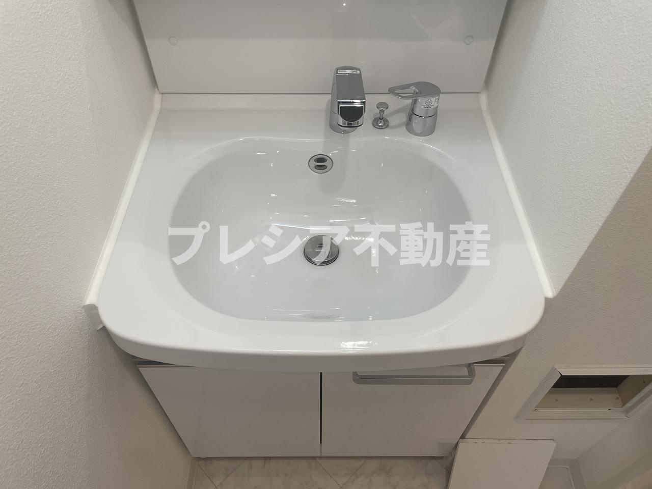 ソルテラス甲子園口クレアストの独立洗面台