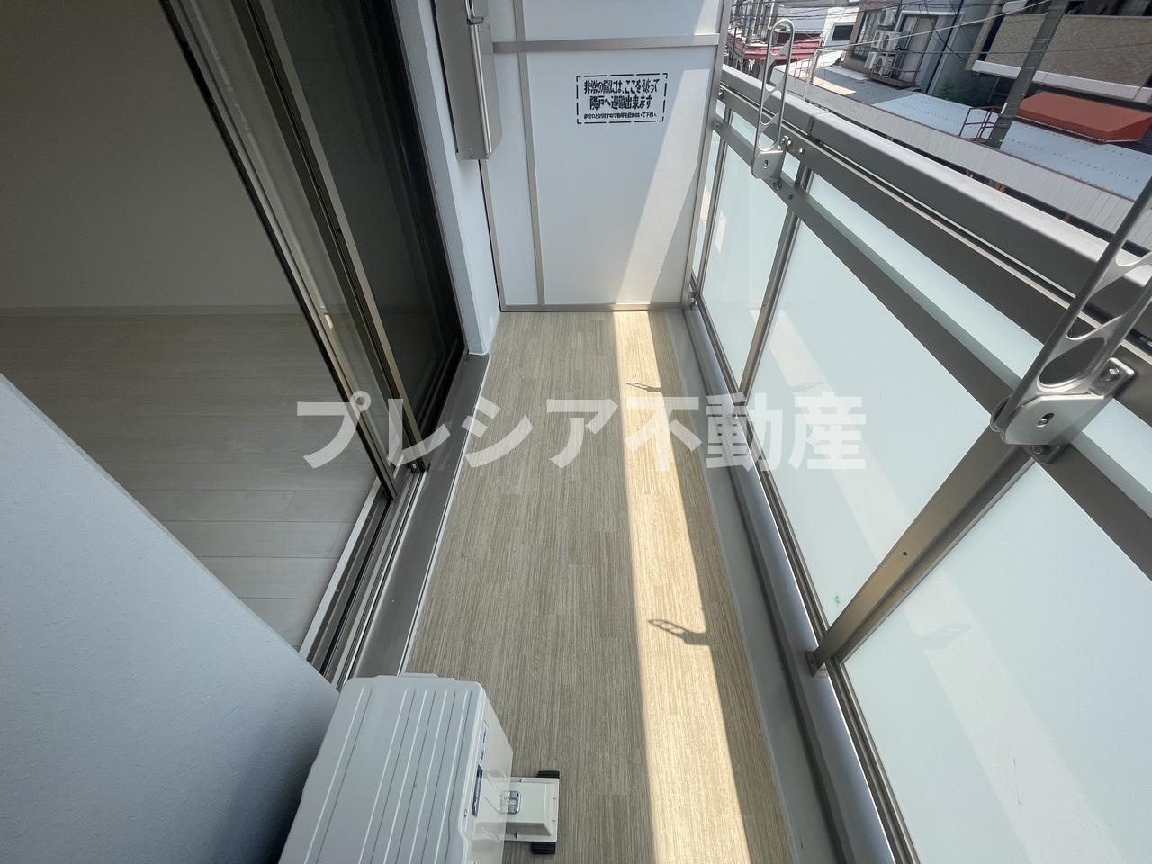 ソルテラス甲子園口クレアストのバルコニー