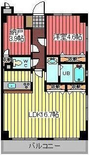 ブルールイイヅカの間取り