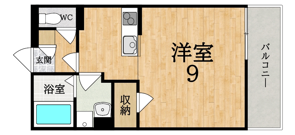 クレイノコミンチャーレドゥーエの間取り