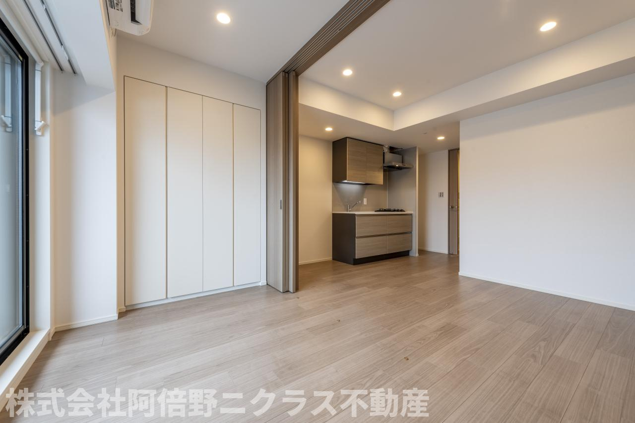 ザ・パークハビオ阿倍野昭和町の居間・リビング