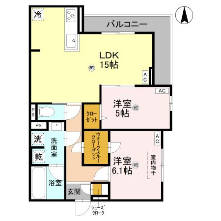 トリシア今川の間取り