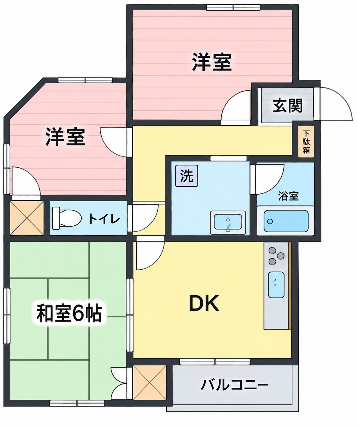 メゾングレーの間取り|★間取りです★