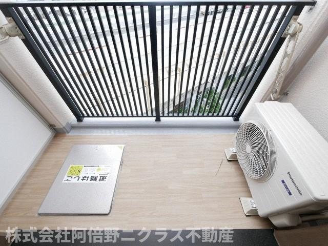 Rainbow　Court阿倍野のバルコニー