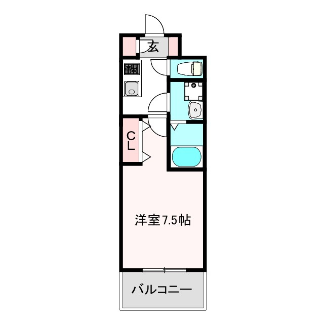 Louis Residence 天王寺町北 の間取り