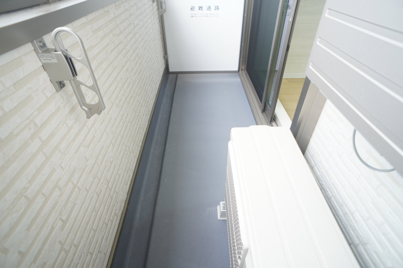 GRM富雄元町のバルコニー
