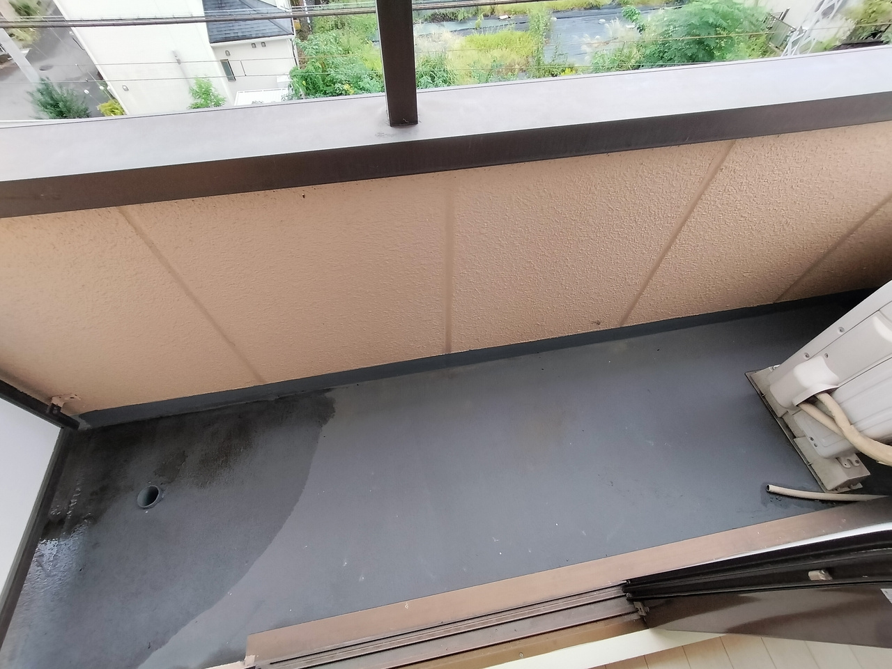 コーポ諏訪西大寺のバルコニー