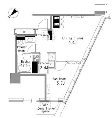 MY TOWER RESIDENCE マイタワーレジデンスの間取り